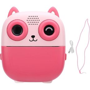 Niiyen Instant Print Camera 1080P, 48MP Digital Video Camera Thermal Printing Dual HD Camera 2.4 Inch Screen Music Game Play 1300mAh Battery (Pinkish) in Kuwait
