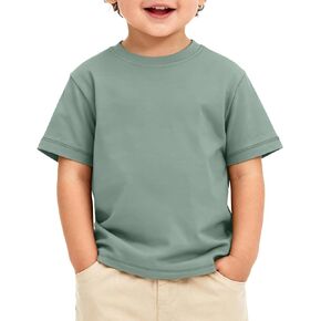 Oakgarden Baby Boys' Toddler Short Sleeve T-Shirts Crewneck Loose Tops Casual Basic Tees Infant Cute Summer Shirts 18M-5Y in Kuwait