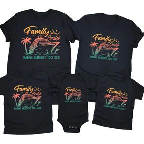 2026 Family Cruise Shirts Plus Size Tops Holiday Matching Shirt Making Memories Together Cruise Ship Tees in Saudi Arabia