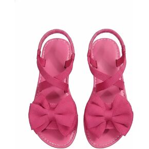 RoseSeek Women's Bow Sandals Open Toe Flat Sandals Dressy Summer Shoes | Comfortable Summer Sandals, Criss Cross, Elastic Ankle Strap, Summer Beach Vacation Outfits for Women in Saudi Arabia