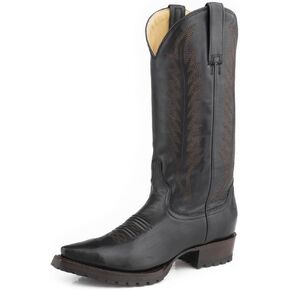 Stetson Women's Frankie Tall Western Boot Snip Toe Black 9 M US in Kuwait