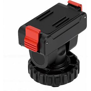 GOWENIC Magnetic Cold Shoe Adapter, Aluminum Alloy Mount with 180 Tilt Adjustment and Anti Slip Silicone Gasket, for Osmo 4 3 Mirrorless Camera Dual Screen Photography in Kuwait