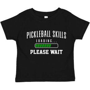 Pickleball Baby Bodysuit One Piece Or Toddler T-Shirt Pickleball Skills Loading Please Wait in Kuwait
