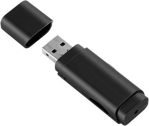 محرك فلاش USB للكاميرا الخفية 1080 بكسل مع بطاقة مجانية سعة 128 جيجابايت - كاميرا تجسس صغيرة، تسجيل دائري واكتشاف الحركة، مسجل فيديو محمول للمنزل والمكتب والاجتماعات والأمن (بطاقة ذاكرة 128 جيجابايت) in Kuwait
