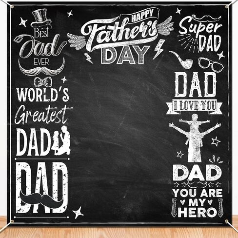 Chumia 5.9 x 5.9 ft Large Happy Mother's Day Backdrop Written Floral Chalkboard Photography Background Mother's Party Banner for Home Indoor House Decor Mom's Day Party Decoration in Saudi Arabia
