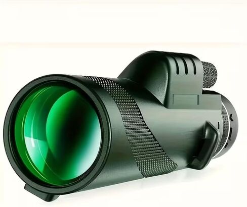 تلسكوب محمول عالي الدقة 40 × 60، عدسة موضوعية ذات فيلم أخضر، زاوية واسعة عالية الطاقة للاستخدام في الهواء الطلق باللون الأخضر in Kuwait
