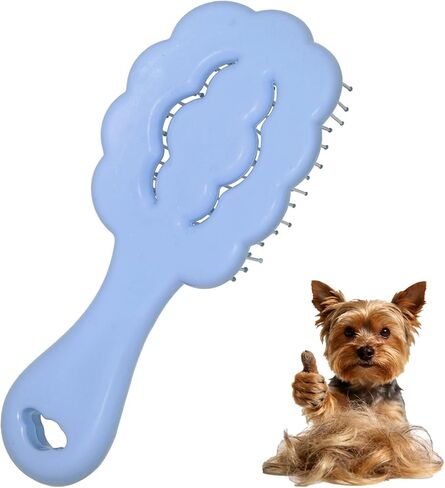 Cloud Shape Small Dog Grooming Brush - Perfect for Shih Tzus, Yorkies, and Maltipoos - Ideal Puppy Hair Brushes for Maltese and Small Breeds (Pink） in Saudi Arabia