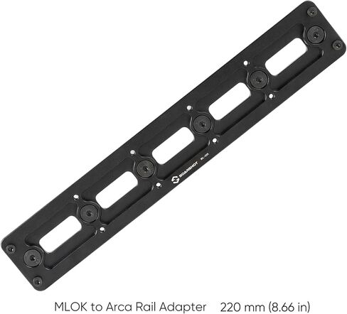 MLOK Arca Rail Adapter, Quick Release Dovetail Plate Compatible with Arca-Swiss & RRS Tripod Heads, CNC Aluminum Bipod & Tripod Mount for Hunting (ML-220) in Kuwait