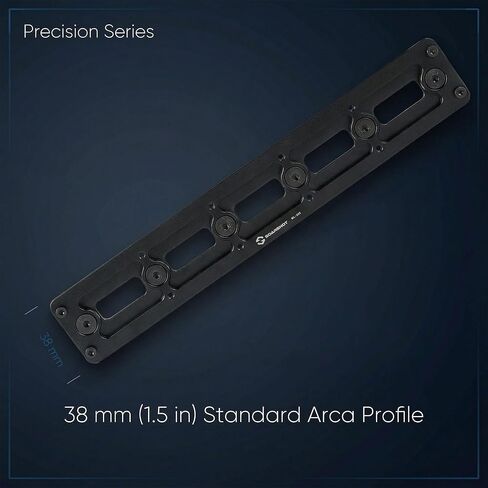 MLOK Arca Rail Adapter, Quick Release Dovetail Plate Compatible with Arca-Swiss & RRS Tripod Heads, CNC Aluminum Bipod & Tripod Mount for Hunting (ML-220) in Kuwait