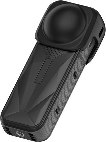 LOKEKE متوافق مع واقي غطاء عدسة Insta360 X5، غطاء حماية من السيليكون متوافق مع Insta360 X5 Len (أسود) in Kuwait