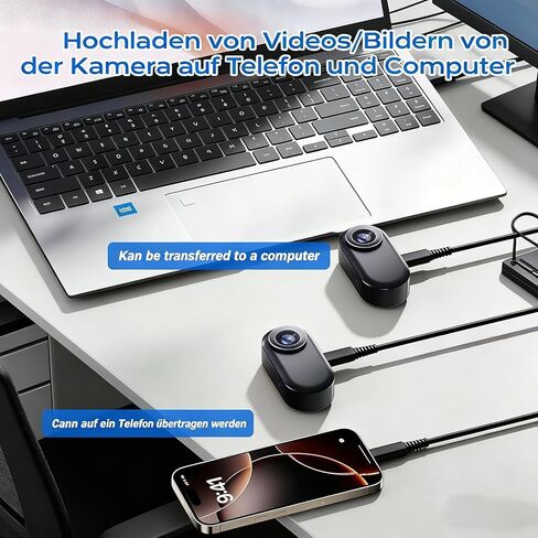 Mini Body Camera 1080P, Wearable Action Cam with Magnetic Charging Case, Thumb Size POV Camera, Premium Portable Camcorder Mount Anywhere for Work, Outdoors Activities, Pet in Kuwait