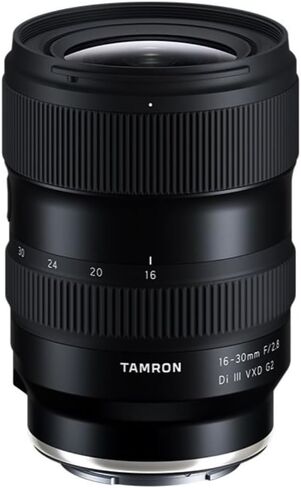 مجموعة عدسات Tamron مقاس 16-30 مم F/2.8 Di III VXD G2 المتوافقة مع حامل E (إطار كامل) مع مجموعة مرشح Tiffen + حافظة غطاء العدسة + مجموعة تنظيف + قطعة قماش للتنظيف (5 قطع) in Kuwait