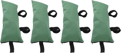Srliya Flood Sand Bag, Thickened Reusable Zipper Closure Flood Barrier Sandbag with Enhanced Protective Effect for Door Window Control Sewage Mudslides (Green) in Kuwait