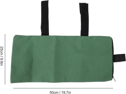 Srliya Flood Sand Bag, Thickened Reusable Zipper Closure Flood Barrier Sandbag with Enhanced Protective Effect for Door Window Control Sewage Mudslides (Green) in Kuwait