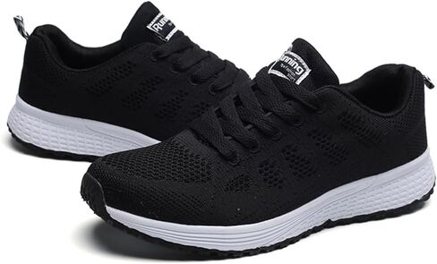 SWZEC Women's Platform Sneakers,Casual Work Shoes in Kuwait