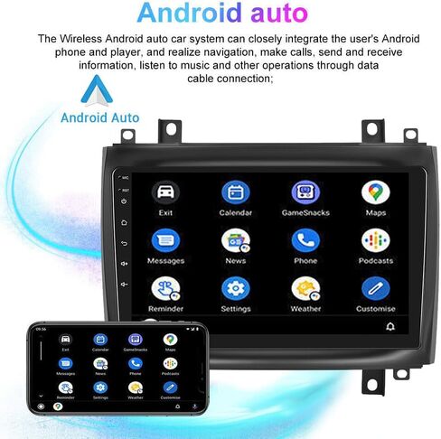 10" Android 13 Car Stereo Radio for Cadillac CTS 2003-2007 Head Unit with Wireless Carplay Android Cadillac SRX Radio 2004-2008 Screen Bluetooth Double Din Stereo GPS FM RDS AHD Backup Camera 2+32G in Saudi Arabia