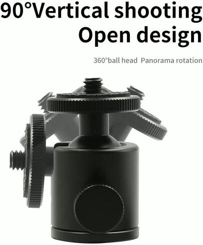 REFLEX CAMERA Metal Desk C-Clamp with Mini Ball Head 360° Rotation 1/4"-20 Screw Mount for DSLR Camera, Smartphone, LED Lights & More. Stable Camera & Phone Mount for Photography & Live Streaming in Kuwait
