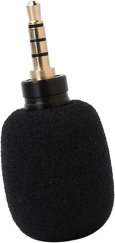 ciciglow Mini Microphone Portable 3.5mm Jack Plug High Sensitive for Mobile Phone Tablet Camera Users (3.5 Four-Pole Mono Direct Plug) in Kuwait