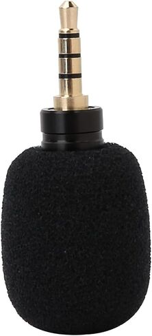 ciciglow Mini Microphone Portable 3.5mm Jack Plug High Sensitive for Mobile Phone Tablet Camera Users (3.5 Four-Pole Mono Direct Plug) in Kuwait