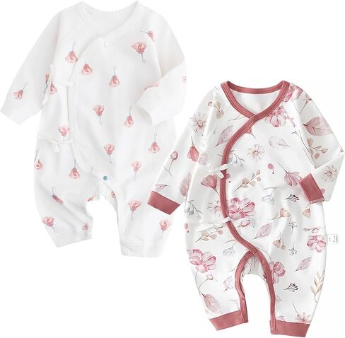 بدلة رومبير للأطفال 100% من القطن العضوي الناعم من عمر 0 ​​إلى 6 أشهر للأولاد والبنات بأكمام طويلة للجنسين in Kuwait