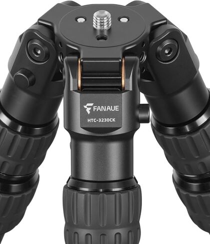 FANAUE Carbon Fiber Tripod with 3/8" Screw Professional Camera Tripod, Bowl Tripods Heavy Duty Camera Stand for for Photography, Hunting, Shooting, Glassing, and Outdoors in Kuwait