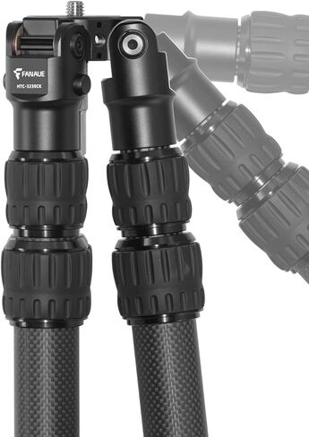 FANAUE Carbon Fiber Tripod with 3/8" Screw Professional Camera Tripod, Bowl Tripods Heavy Duty Camera Stand for for Photography, Hunting, Shooting, Glassing, and Outdoors in Kuwait