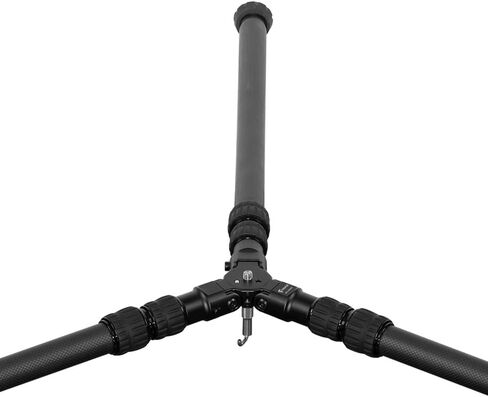 FANAUE Carbon Fiber Tripod with 3/8" Screw Professional Camera Tripod, Bowl Tripods Heavy Duty Camera Stand for for Photography, Hunting, Shooting, Glassing, and Outdoors in Kuwait