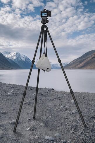 FANAUE Carbon Fiber Tripod with 3/8" Screw Professional Camera Tripod, Bowl Tripods Heavy Duty Camera Stand for for Photography, Hunting, Shooting, Glassing, and Outdoors in Kuwait