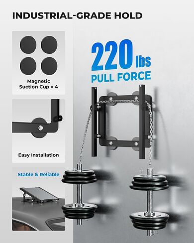 Magnetic Mount for Starlink Mini, Adjustable 0-20° Roof Stand with 220lbs Strong N52 Magnets, Drill-Free Car Kit for Truck RV SUV, Anti-Scratch Rubber Coated Base Starlink Mini Accessories in Kuwait