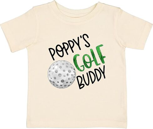 تي شيرت Inktastic Poppy's Golf Buddy مع كرة الجولف للأطفال in Kuwait
