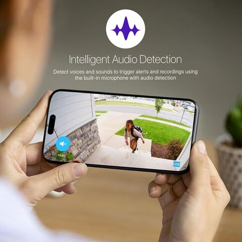 كاميرا Helix 5MP خارجية IP Security PoE، كشف الإنسان، متوافقة مع NDAA، رصاصة مراقبة IP، صوت ثنائي الاتجاه، دعم 256 جيجابايت MicroSD، رؤية ليلية ملونة 98 قدمًا، رادع، HLX-IP5M-B102EW-AI in Kuwait