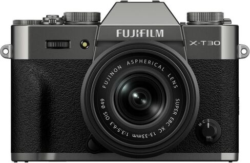 FUJIFILM X-T30 III Mirrorless Camera with XC 13-33mm Lens Bundle, Includes: SanDisk 64GB Extreme PRO Memory Card, Spare Battery and More (7 Items) (Charcoal Silver) in Saudi Arabia