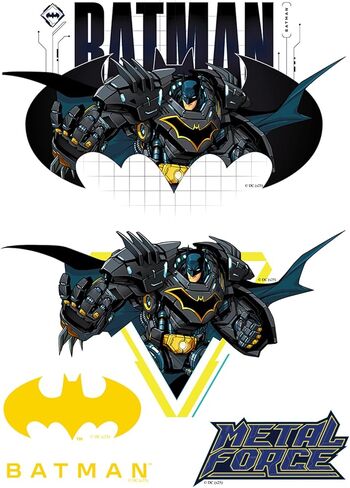 Batman Stickers, Peel and Stick Stickers for Wall Decals Decor | Officially Licensed, Waterproof, Superhero Birthday Party Decoration in Saudi Arabia