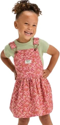 فستان OSHKOSH B'GOSH للفتيات الصغيرات بطبعة زهور - وردي 5T in Kuwait