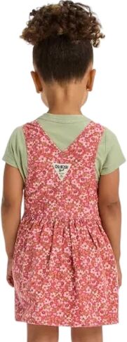 فستان OSHKOSH B'GOSH للفتيات الصغيرات بطبعة زهور - وردي 5T in Kuwait