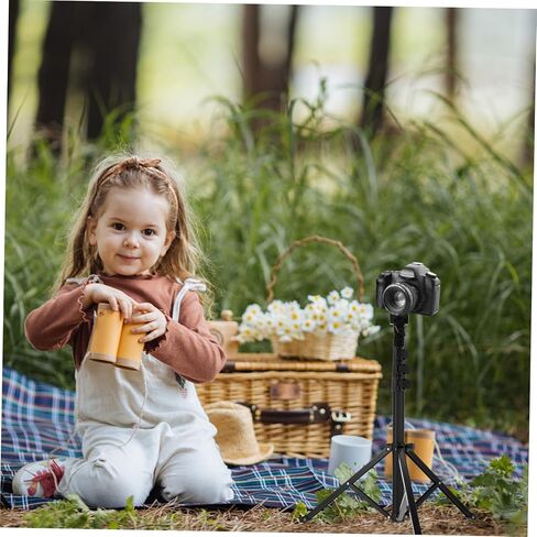 1.28m Aluminum Alloy Light Stand Versatile Tripod for Photography Live Streaming Adjustable Height Stable Support for Mobile Devices for Home Stage Use in Kuwait