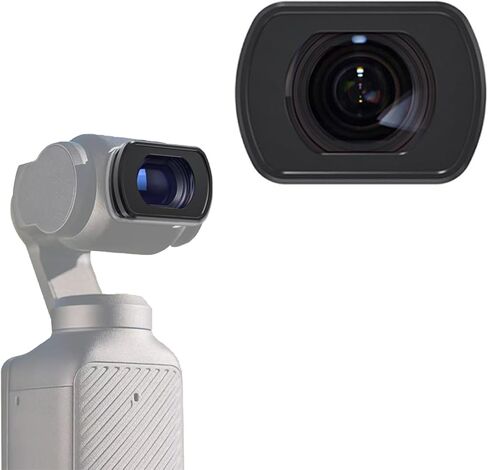 Wide-Angle Lens Compatible with DJI Osmo Pocket 3, for Enhanced Field of View & Creative Videography in Kuwait