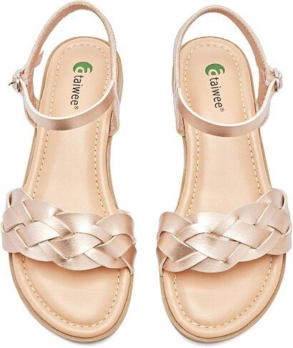 Ataiwee Women's Flat Slide Sandals - Adjustable Lace-up Cross-strap, Stylish Summer Flat Sandals. in Kuwait