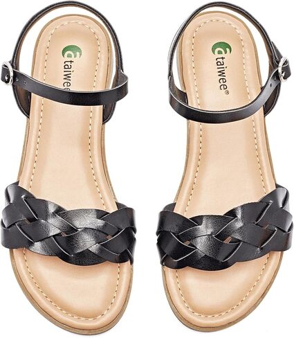 Ataiwee Women's Flat Slide Sandals - Adjustable Lace-up Cross-strap, Stylish Summer Flat Sandals. in Saudi Arabia