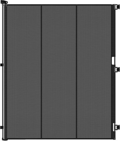 Reinforced 72" Extra Tall Cat Gate for Doorway, Jump-Resistant & Prevent Crawling Underneath Safety Retractable Baby Gates, Fits 0-55" Width Indoor Retractable Dog Gate, Barrier, Screen & Fence in Kuwait