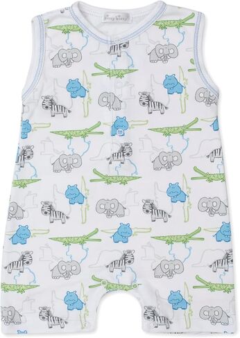 Kissy Kissy Baby-Boys Infant Safari Spirit Print Sleeveless Short Playsuit in Kuwait