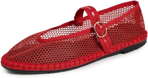حذاء مسطح للنساء من Flabelus Isabella Mesh Mary Jane in Kuwait