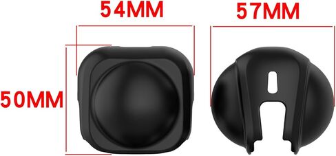 MOTONG Compatible with Insta360 X5's Lens Protective Case - Lens Silicone Protective Case Cover Shell Guard Compatible with Insta360 X5/X4(Black) in Kuwait