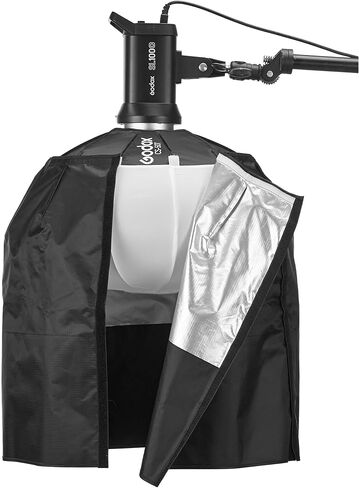 Godox CS-85T Lantern Softbox Skirt, Light Control Accessory for 19.7" Lantern, Reduces Spill, Blocks Output Sections, Enhances Directional Lighting for Studio, Video, and On-Location Use (CS85TSKIRT) in Kuwait