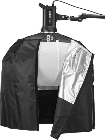 Godox CS-85T Lantern Softbox Skirt, Light Control Accessory for 19.7" Lantern, Reduces Spill, Blocks Output Sections, Enhances Directional Lighting for Studio, Video, and On-Location Use (CS85TSKIRT) in Saudi Arabia