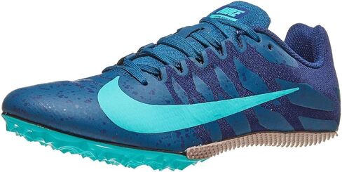 Nike Men's Zoom Rival S 9 Track Spike Football Cleats Shoe, Black/White/Volt, 13 M US in Saudi Arabia
