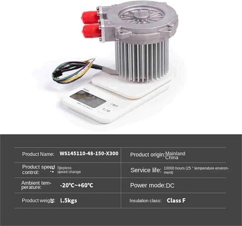 Large Air Volume High Negative Pressure DC Brushless Blower Particulate Matter in Kuwait