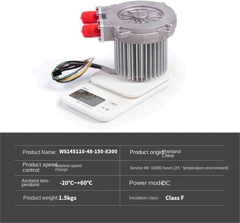 Large Air Volume High Negative Pressure DC Brushless Blower Particulate Matter in Kuwait