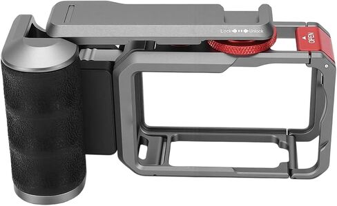 Sorandy Street Grip Kit, Aluminum Alloy Camera Cage, Ergonomic Handle Cage with Shutter Button Adapter, Ideal for Urban Photography & Dynamic Osmo Action 6 in Kuwait