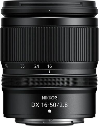 عدسة Nikon NIKKOR Z DX مقاس 16-50 مم f/2.8 VR متوافقة مع حزمة Z Mount (APS-C) مع فلاتر Tiffen UV وCP و1/8 Pro Mist + حافظة غطاء العدسة + طقم تنظيف فاخر + قطعة قماش للتنظيف (5 قطع) in Kuwait